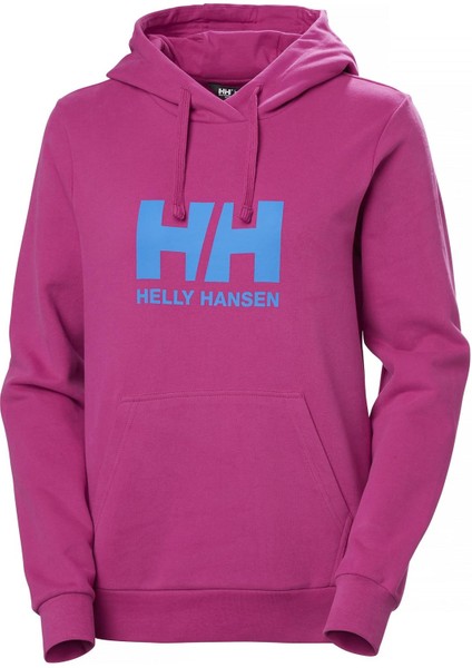 W Hh Logo Kapüşonlu Sweatshırt 2.0 HHA.34460-MAGENTA