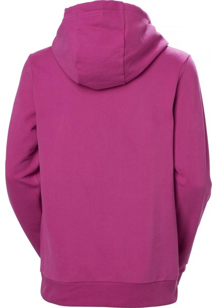 W Hh Logo Kapüşonlu Sweatshırt 2.0 HHA.34460-MAGENTA