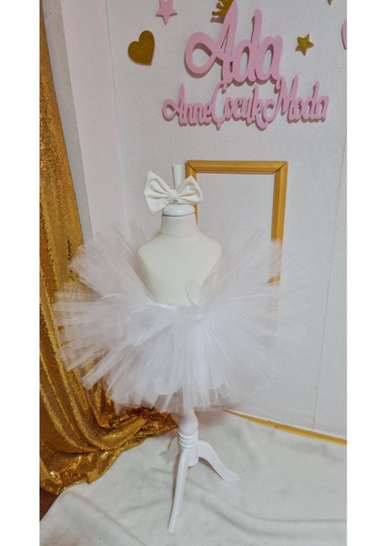 Kız Çocuk Beyaz Kabarık Tütü Etek fırsatları