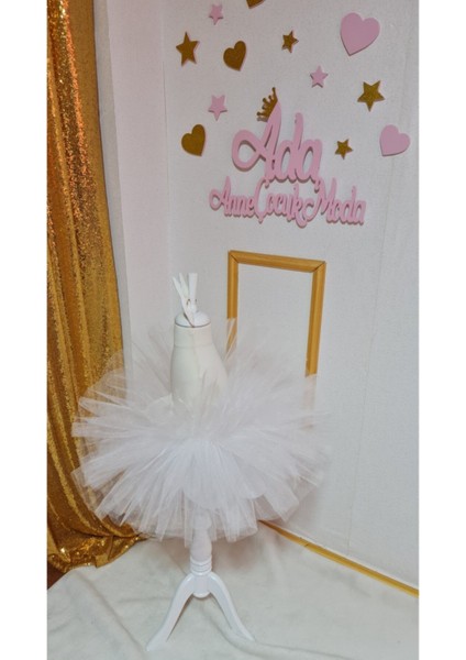 Kız Çocuk Beyaz Kabarık Tütü Etek indirimleri