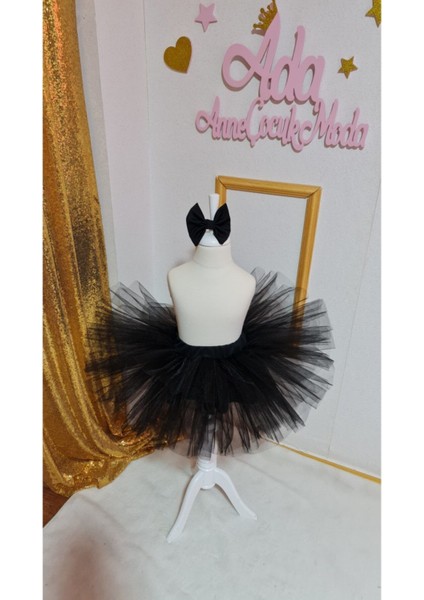 Kız Çocuk Siyah Kabarık Tütü Etek modelleri