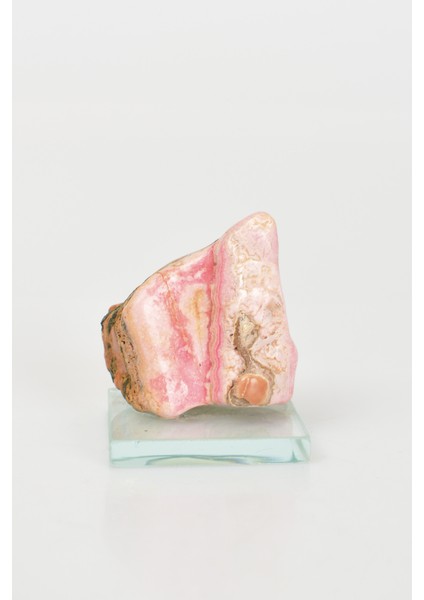 Rodokrozit Taş Cam Standlı Ham Parça
