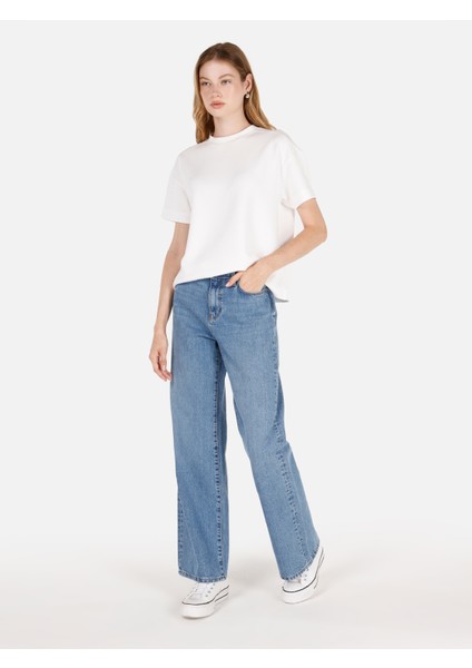 970 Berry Normal Kesim Mavi Kadın Pantolon CL1070777 CL1070777_Q1.V1_DN43728 modelleri