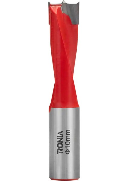 Ahşap Freze Bıçağı 22M-10057010L Düble Matkap Freze Ucu Sap 10 mm