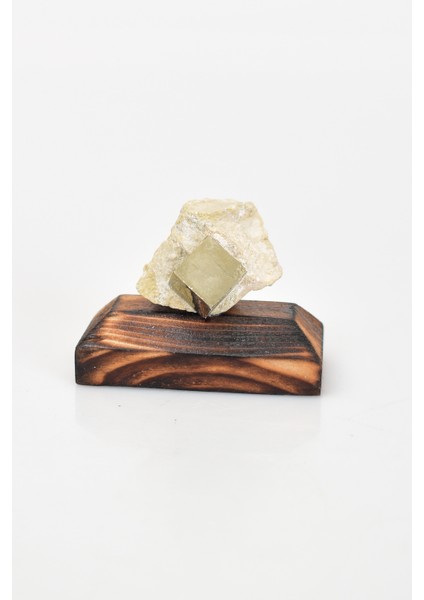 Pirit Doğal Taş Standlı Ham Parça