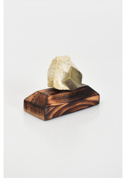 Pirit Doğal Taş Standlı Ham Parça indirimleri