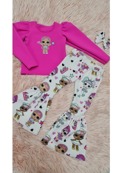 Kız Çocuk Ispanyol Paça Pantalon ve Bluz Takım fiyatları