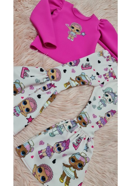 Kız Çocuk Ispanyol Paça Pantalon ve Bluz Takım fırsatları