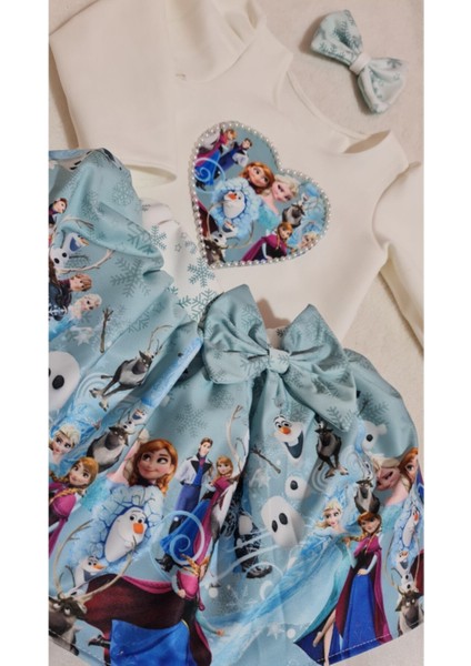 Elsa Karlar Kraliçesi Tüllü Kabarık Etek Bluz Takım modelleri