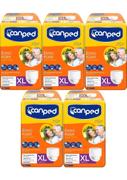 Emici Külot Hasta Bezi Xl-Extra Large Büyük Adet 35 (5pk*7)