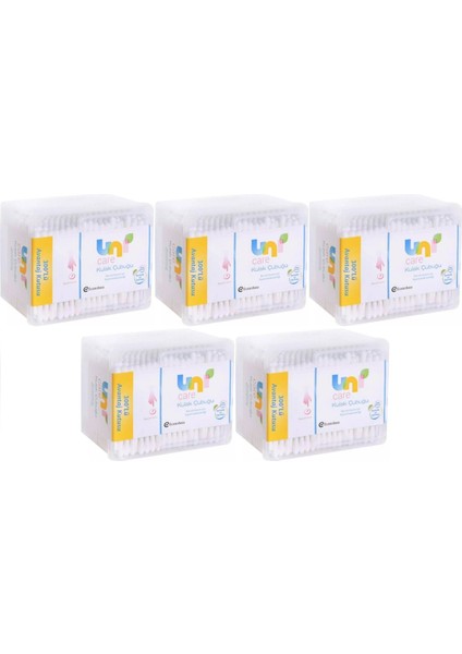 Kulak Temizleme Çubuğu 300 Adet Avantajlı Kutu (5 Li Set)