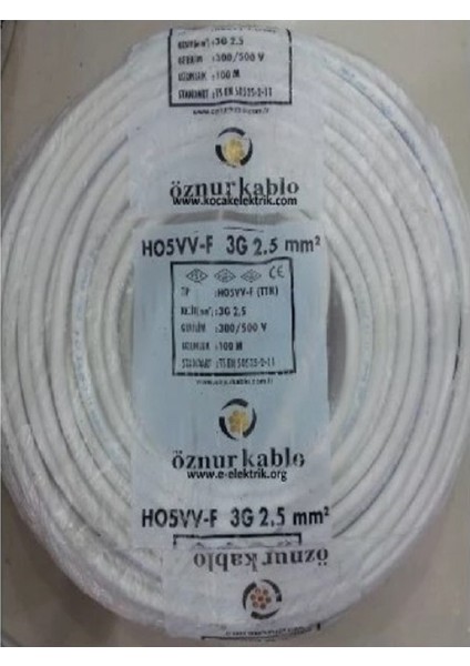 3 x 2,5 Ttr Kablo fiyatları