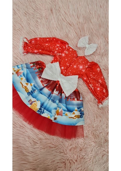 Kız Çocuk Tüllü Kabarık Yeni Yıl Elbisesi fiyatları