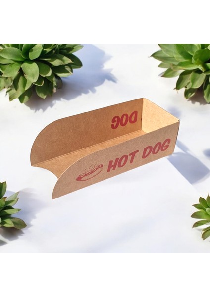 Hot Dog Kutusu Kraft 100 Adet modelleri