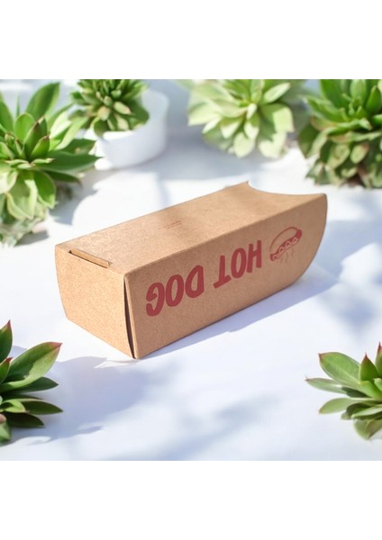 Hot Dog Kutusu Kraft 100 Adet fırsatları