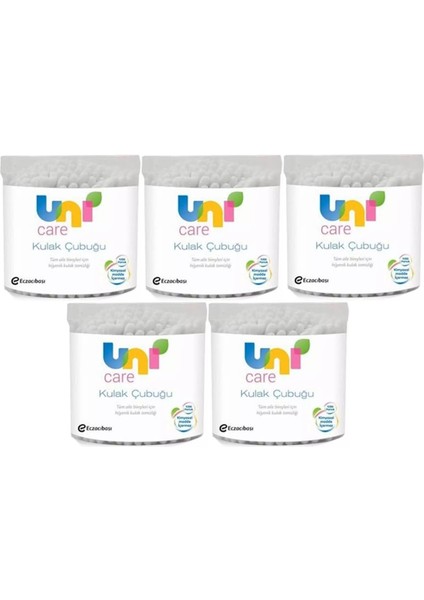 Kulak Temizleme Çubuğu 100 Adet (5 Li Set)