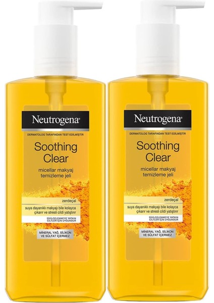 Soothing Clear Micellar Yüz Temizleme Jeli 200ML (2 Li Set)