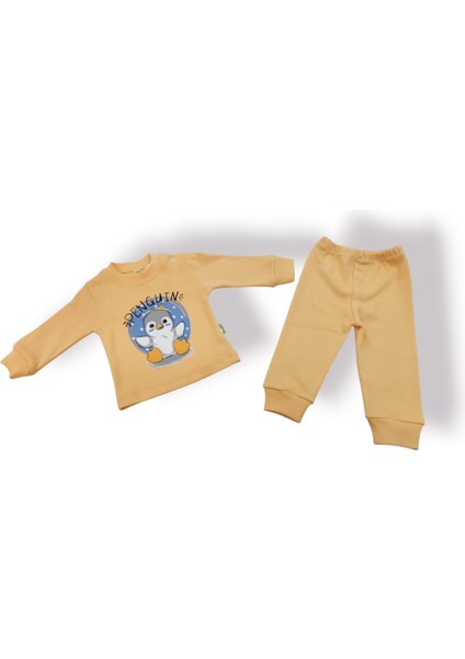 Penguen Unisex Bebek Takımı 3-6AY