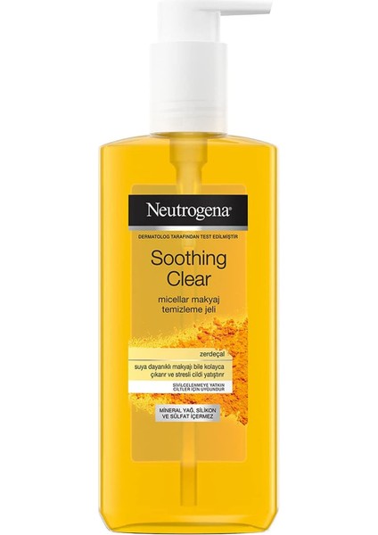 Soothing Clear Micellar Yüz Temizleme Jeli 200ML (3 Lü Set)