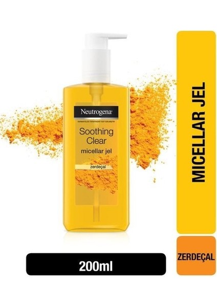 Soothing Clear Micellar Yüz Temizleme Jeli 200ML (3 Lü Set)