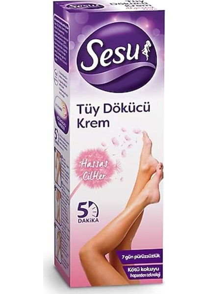 Tüy Dökücü Krem 40ML Hassas Ciltler (5 Li Set)