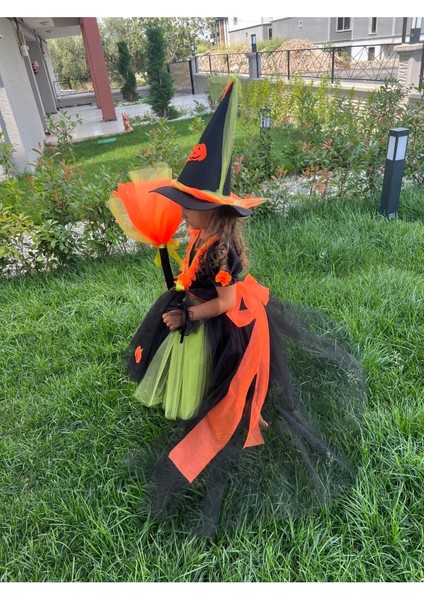 Kız Çocuk Halloween Cadılar Bayramı Kostümü modelleri