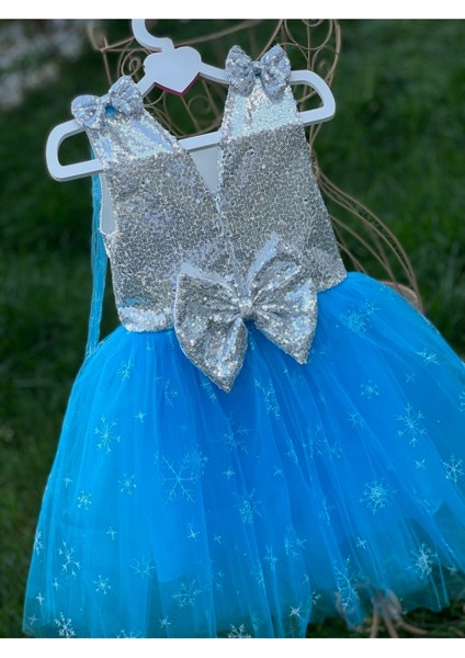 Kız Çocuk Karlar Kraliçesi Elsa Elbise Kostüm fırsatları