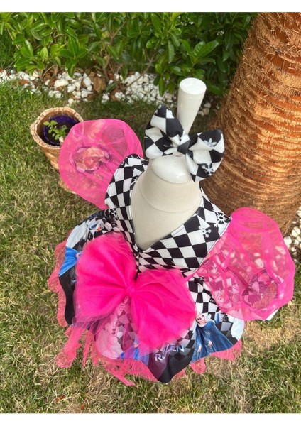 Kız Çocuk Karlar Kraliçesi Elsa Desenli Kabarık Tüllü Elbise fırsatları