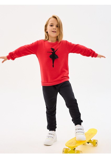 2-7 Yaş Kız Çocuk Pamuklu Eşofman Takımı