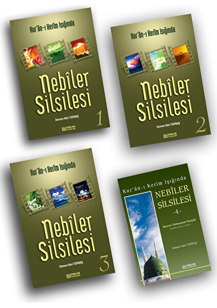 Kur'an-I Kerim Işığında Nebiler Silsilesi (4 Kitap Set) Osman Nuri Topbaş