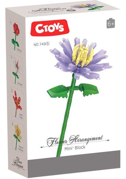 Ctoys Flower Arrangement Mini Blok Chrysanthemum