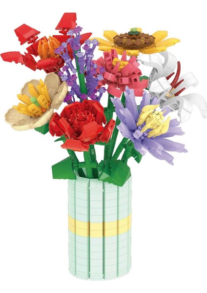 Ctoys Flower Arrangement Mini Blok Chrysanthemum modelleri