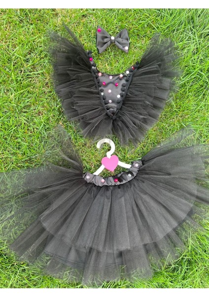 Kız Çocuk Siyah Kabarık Tütü Etek ve Bluz Takım fiyatları