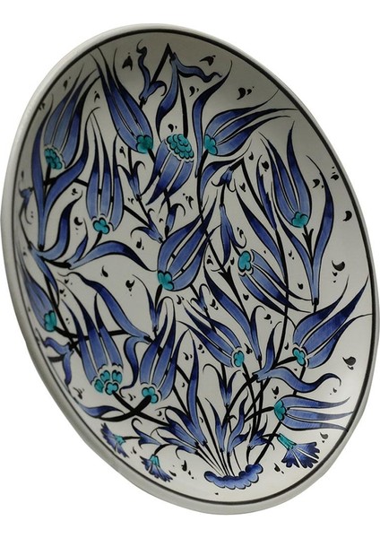 El Işçiliği Çini Tabak 25 cm - 6078
