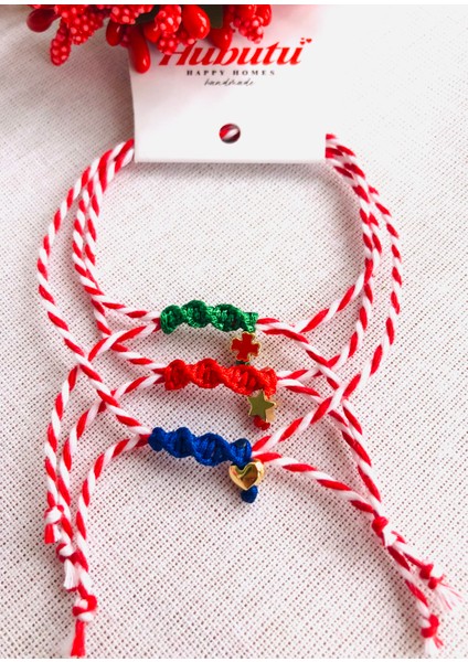 Hediyelik 3’lü Marteniçka Dilek Şans Bilekliği