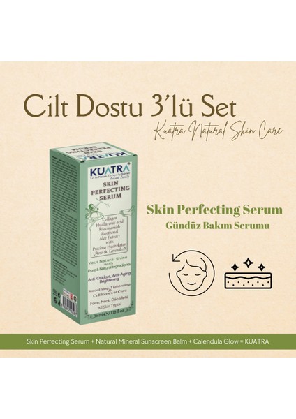 Gündüz 2'li Set+ Doğal Makyaj Balmları, Güzelliğiniz Taçlansın!