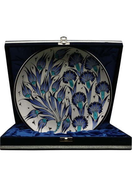 El Işçiliği Çini Tabak 25 cm - 6081