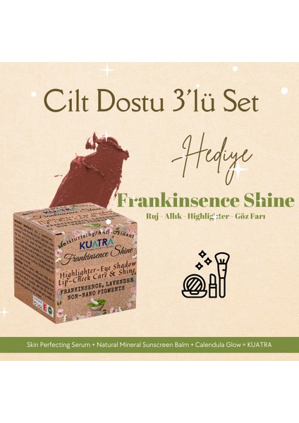 Gündüz 2'li Set+ Doğal Makyaj Balmları, Güzelliğiniz Taçlansın!