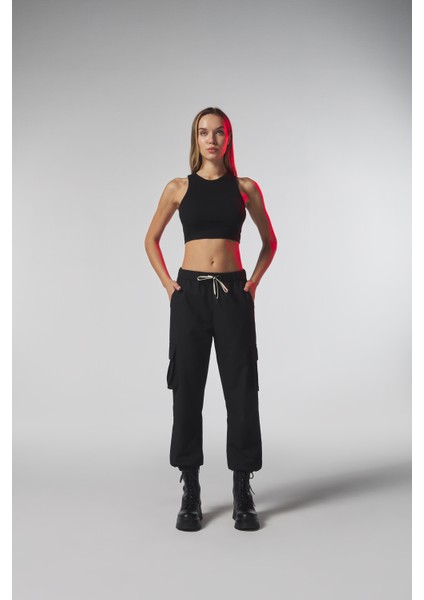 Siyah Kargo Cepli Pantolon indirimleri