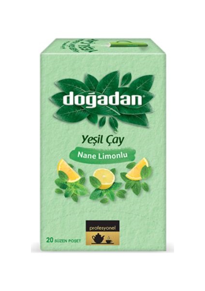 Yeşil Çay Nane Limonlu 20'li-12 Adet