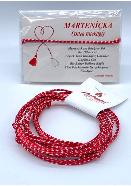 10’lu Kartlı Jelatinli Minimal Yılbaşı Hediyelik Marteniçka Dilek Şans Bilekliği