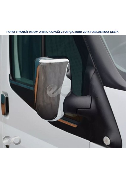 Ford Transit Krom Ayna Kapağı 2 Prç. 2000-2014 P. Çelik