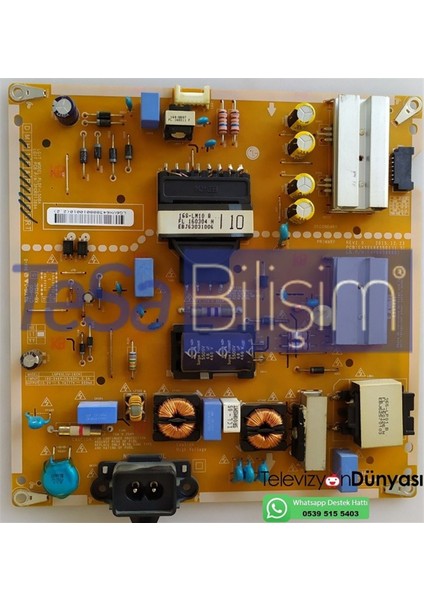 EAX66883501 (1.5) EAY64388801 LGP43LIU-16CH1 PLDF-L508A Lg 43UH610V Besleme Kartı
