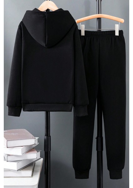 Uygun Tarz Basketball Baskılı Çocuk Rahat Eşofman Takımı fiyatları