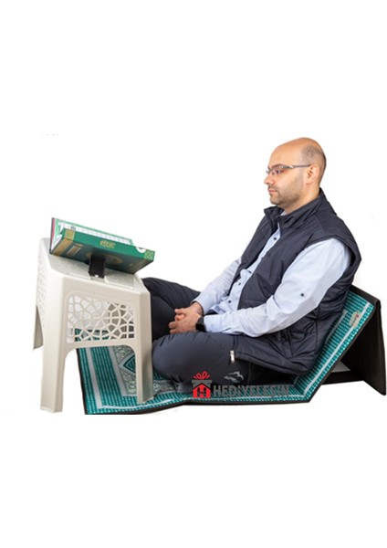 Seccade, Sırt Dayamalı, Sırt Destekli, Namaz Seccadesi Katlan