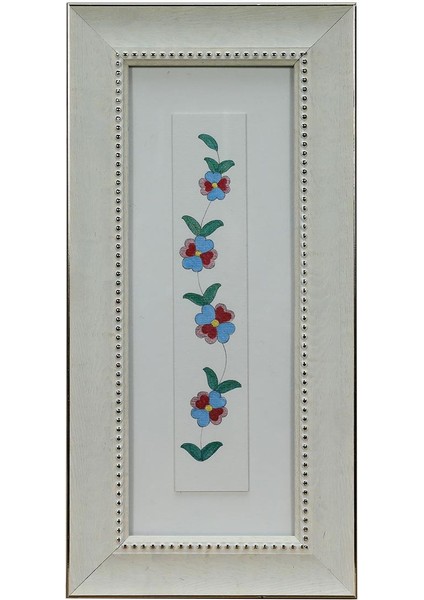 El Işçiliği Sulu Boya Tablo 33 X 16 Cm - 6050