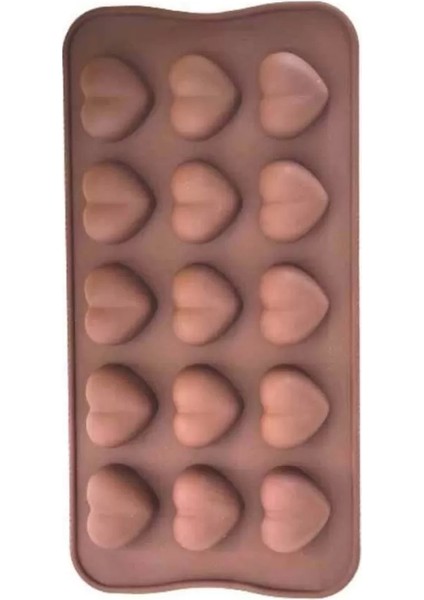 Çikolata Kalıbı - Silikon - Kalp (Klp-21) modelleri