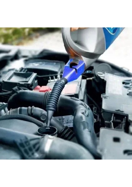 Araba ve Motorsikletler Için Katlanabilir Plastik Motor Yağ Hunisi