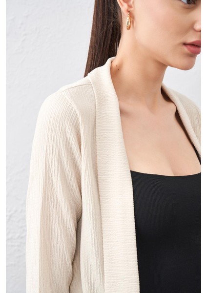 Kadın Taş Dirsek Kol Önü Açık Ceket fırsatları