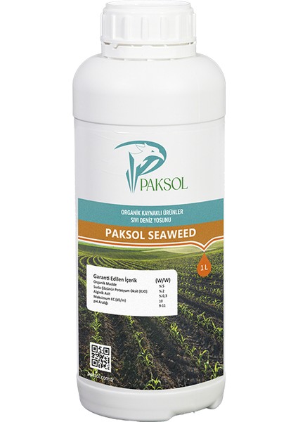 Organik Deniz Yosunlu Sıvı Gübre Seaweed 1 Litre